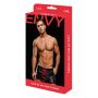 ENVY LACE-UP WETLOOK TRUNKS BLACK RED, L/XL - 4