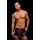 ENVY LACE-UP WETLOOK TRUNKS BLACK RED, M/L