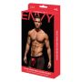 ENVY SNAP DOWN MESH BOXER BRIEF BLACK RED, S/M - 5