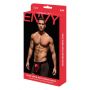 ENVY SNAP DOWN MESH BOXER BRIEF BLACK RED, S/M - 6