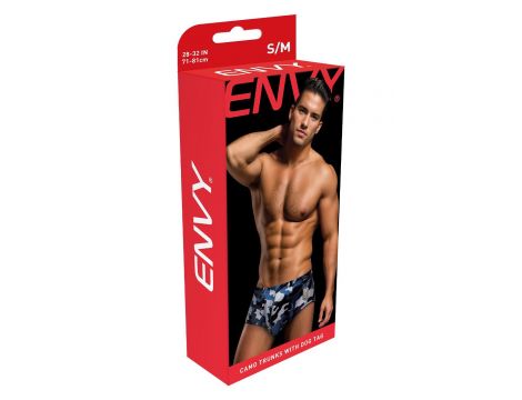 ENVY CAMO TRUNKS W/ DOG TAG NAVY, M/L - 2