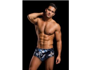 ENVY CAMO TRUNKS W/ DOG TAG NAVY, S/M