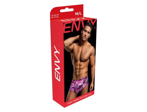 ENVY CAMO TRUCKS WITH DOG TAG PINK, M/L