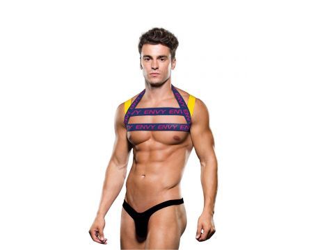 ENVY LOGO HARNESS BLUE YELLOW, L/XL - 2