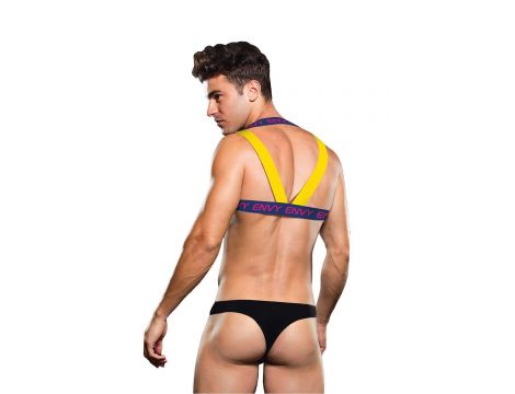 ENVY LOGO HARNESS BLUE YELLOW, L/XL