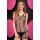 LAPDANCE SHREDDED MINI DRESS BLACK, OS