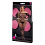 LAPDANCE OFF-THE-SHOULDER LACE BODYSTOCKING BLACK, QUEEN - 3