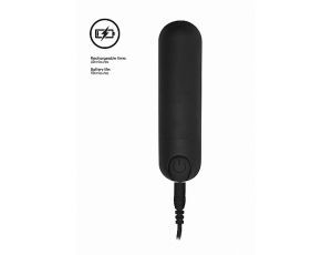 Wibrator pociskowy Be Good Tonight czarny USB 10 trybów
