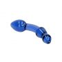 Szklane dildo Chrystalino Superior niebieskie 18 cm - 6