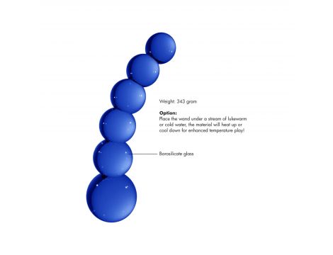 Dildo szklane Planets Chrystalino 18,5 cm - 7