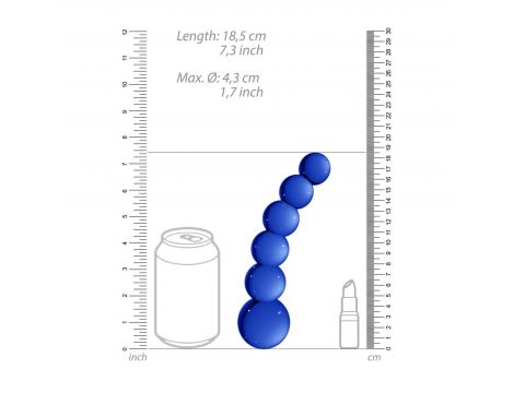 Dildo szklane Planets Chrystalino 18,5 cm - 10
