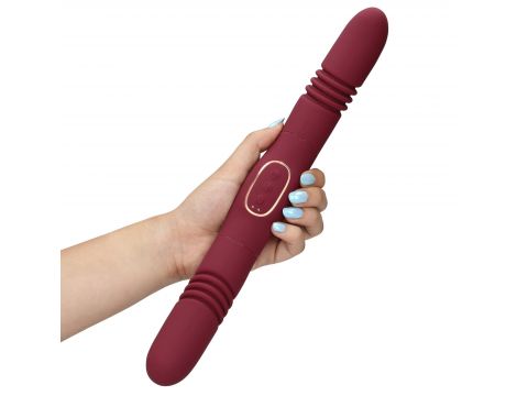 Wibrator dwustronny z pchnięciem Loveline 10 funkcji - 8