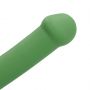Małe wibrujące dildo silikonowe Loveline leśnozielone 16,5 cm - 10