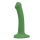 Małe wibrujące dildo silikonowe Loveline leśnozielone 16,5 cm