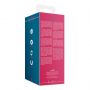 Duże wibrujące dildo silikonowe Loveline malinowy czerwony 20 cm - 3