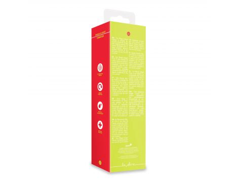 Wibrator punktu G Loveline z ruchomą końcówką limonkowy 24 cm - 3