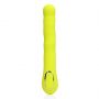 Wibrator punktu G Loveline z ruchomą końcówką limonkowy 24 cm - 2