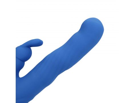Wibrator króliczek Loveline Wiggle niebieski 24 cm - 6