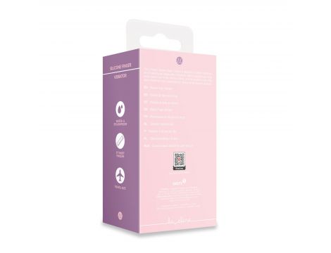 Silicone Finger Vibrator - Touch of Pink - 5