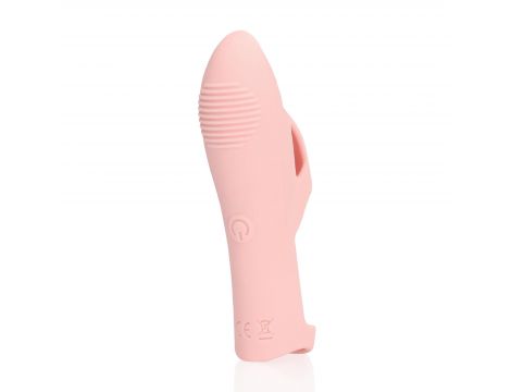 Silicone Finger Vibrator - Touch of Pink - 3