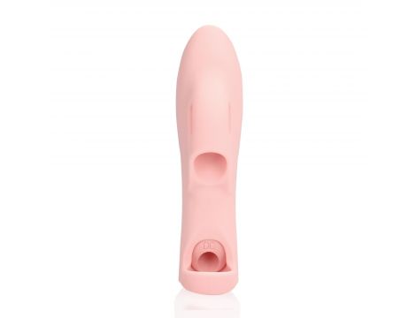 Silicone Finger Vibrator - Touch of Pink - 9