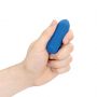 Wibrator silikonowy heksagonalny Loveline niebieski 7,2 cm - 9