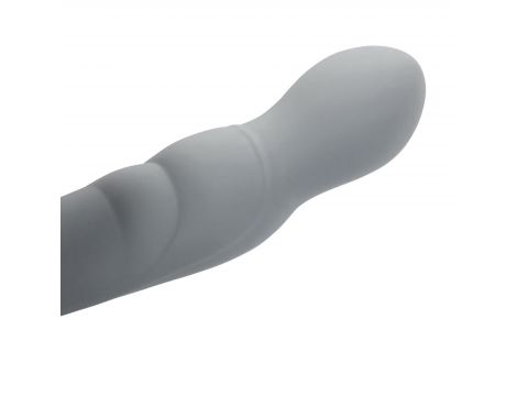 Silikonowy rotacyjny stymulator prostaty Loveline szary z pilotem 13 cm - 8