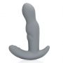 Silikonowy rotacyjny stymulator prostaty Loveline szary z pilotem 13 cm - 2