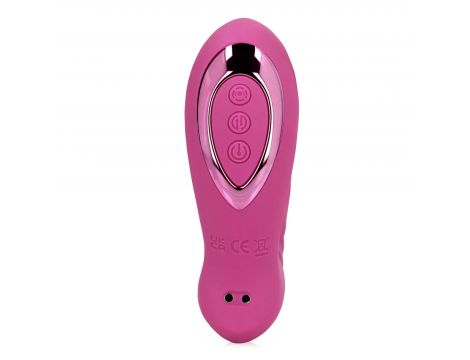 Wibrator punktu G Loveline z pchnięciami i tappingiem różowy 15,6 cm - 3