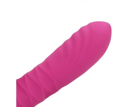 Wibrator punktu G Loveline z pchnięciami i tappingiem różowy 15,6 cm - 6