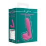 Wibrator punktu G Loveline z pchnięciami i tappingiem różowy 15,6 cm - 6