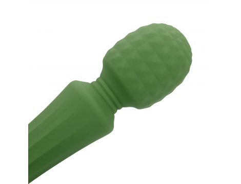 Mocny masażer wand Loveline zielony silikonowy - 4