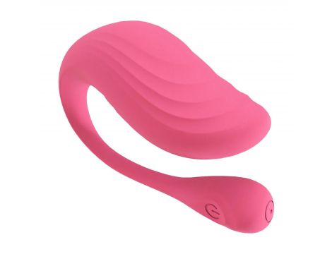 Wibrator punktu G z pilotem Loveline silikonowy różowy 24cm - 2