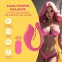 Wibrator punktu G z pilotem Loveline silikonowy różowy 24cm - 7