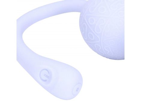 Kulki Kegla wibrujące Loveline lawendowe z pilotem 19 cm - 4
