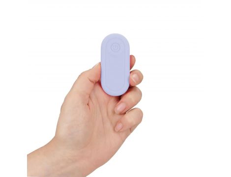 Kulki Kegla wibrujące Loveline lawendowe z pilotem 19 cm - 7