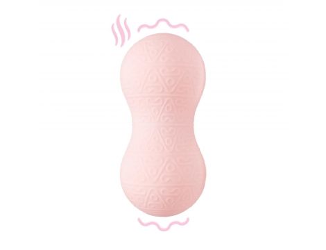 Masażer wibrujący z podgrzewaniem Loveline różowy 17 cm - 2