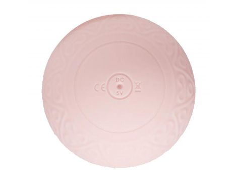 Masażer wibrujący z podgrzewaniem Loveline różowy 17 cm - 7
