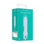 Wibrator z silikonową pętlą Loveline lawendowy 12,6 cm - 2