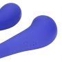 Dwustronny wibrator silikonowy giętki Loveline z pilotem fioletowy 23 cm - 5