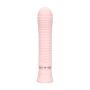 Wibrator punktu G żebrowany silikonowy Loveline Divine różowy 16 cm - 4
