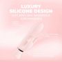 Wibrator króliczek Loveline Tendre silikonowy różowy 15,9 cm - 4