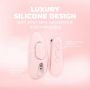 Stymulator łechtaczki z pilotem Loveline Céleste różowy silikonowy 10cm - 7