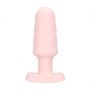 Plug analny wibrujący z pilotem Loveline Velvet różowy 9,8 cm - 3