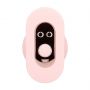 Plug analny wibrujący z pilotem Loveline Velvet różowy 9,8 cm - 5