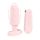Plug analny wibrujący z pilotem Loveline Velvet różowy 9,8 cm
