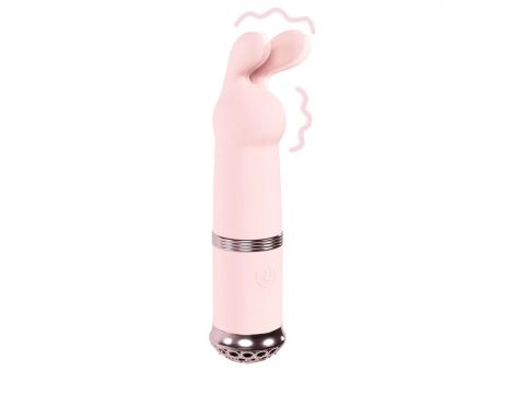 Mini wibrator króliczek Reve Loveline różowy silikonowy 11 cm - 3