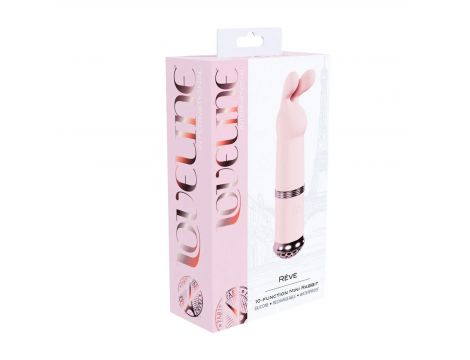 Mini wibrator króliczek Reve Loveline różowy silikonowy 11 cm