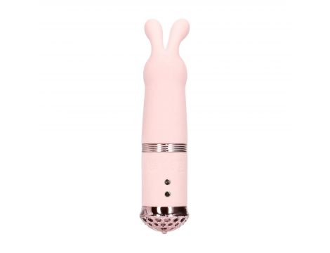 Mini wibrator króliczek Reve Loveline różowy silikonowy 11 cm - 4