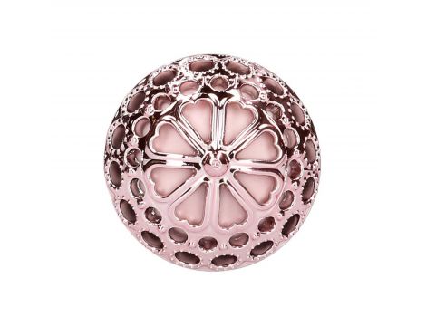 Mini masażer silikonowy Loveline Velour różowy 12 cm - 2